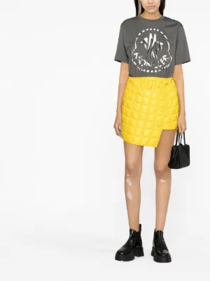 【MONCLER】 モンクレール パデッド ミニスカート イエロー Moncler(モンクレール)ウィメンズ スカート - FARFETCH