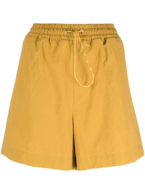 yellow moncler shorts