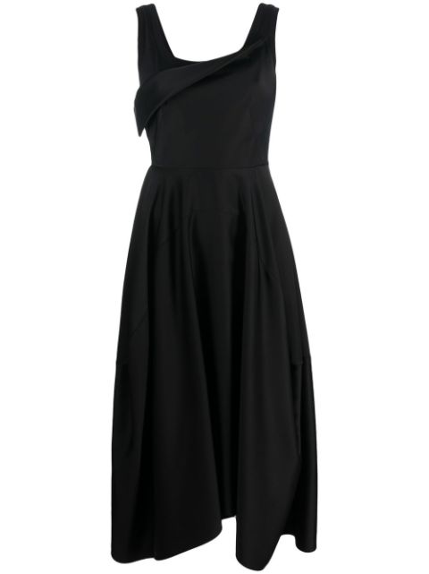 Alexander McQueen sleeveless pleated maxi dress Women