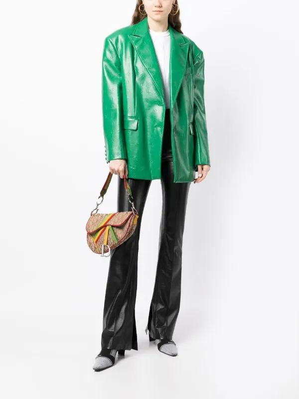 Christian Dior Pre-Owned 2004 pre-owned Rasta Line Saddle Bag