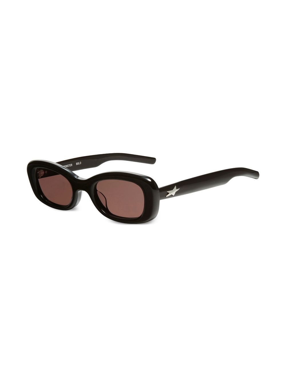 Shop Gentle Monster Oval-frame Sunglasses In Black