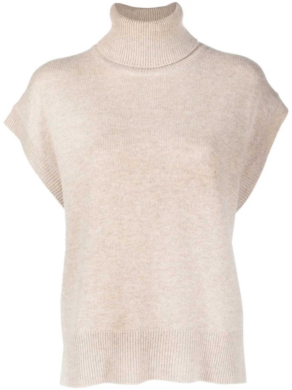 

Ecoalf roll-neck sweater vest - Neutrals