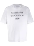 Acne Studios Logo Stockholm 1996-print T-shirt - Grey