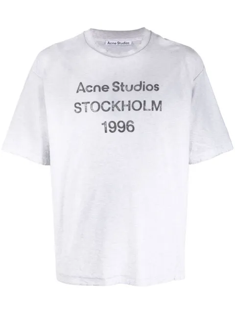 Acne Studios Logo Stockholm 1996-print T-shirt