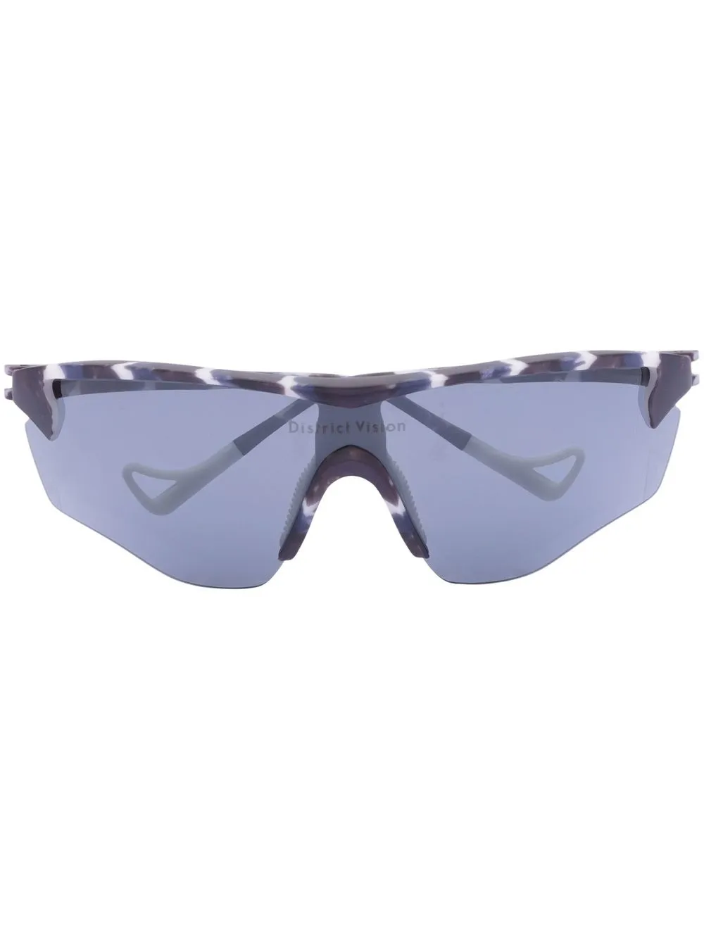 

District Vision Junya Racer rectangle-frame sunglasses - Grey