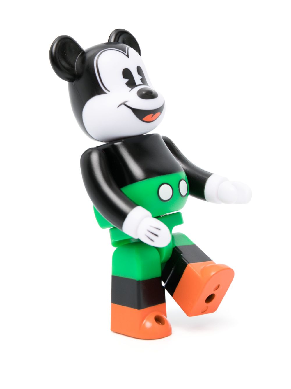 Shop Medicom Toy X Mickey Mouse Be@rbrick 100% And 400% Figure Set In Black