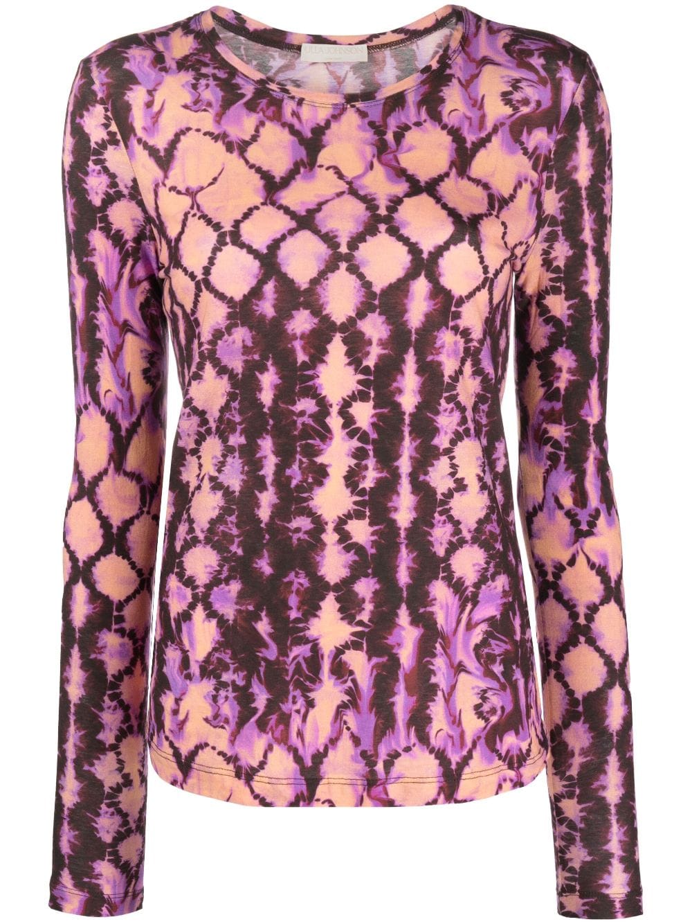 Ulla Johnson Eve Wisteria-print Jersey Top - Farfetch