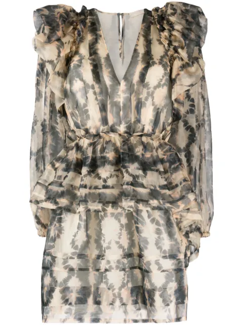 Ulla Johnson Adelaide abstract-print silk minidress