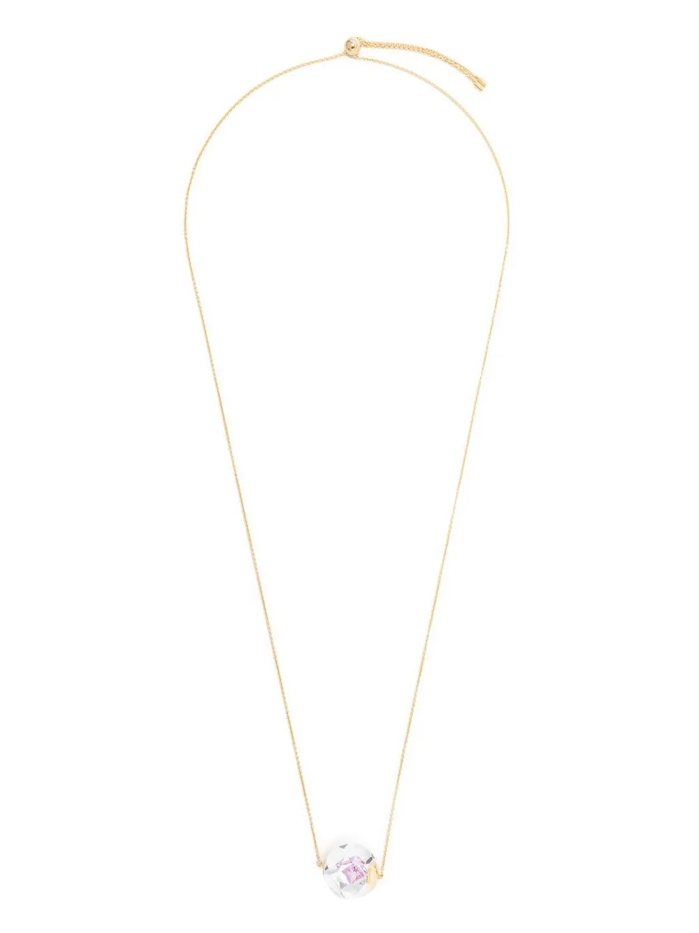 Swarovski Curiosa Floating Crystal Necklace In Gold ModeSens