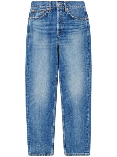 RE/DONE high-waisted cropped jeans
