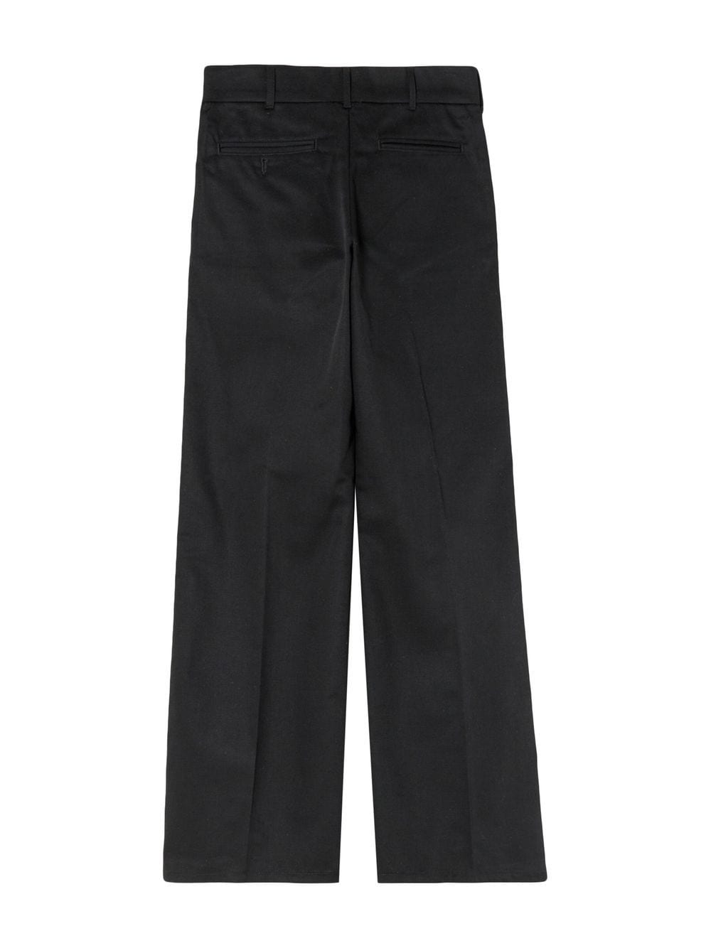 Shop Re/done Wide Leg Low-rise Trousers In Black