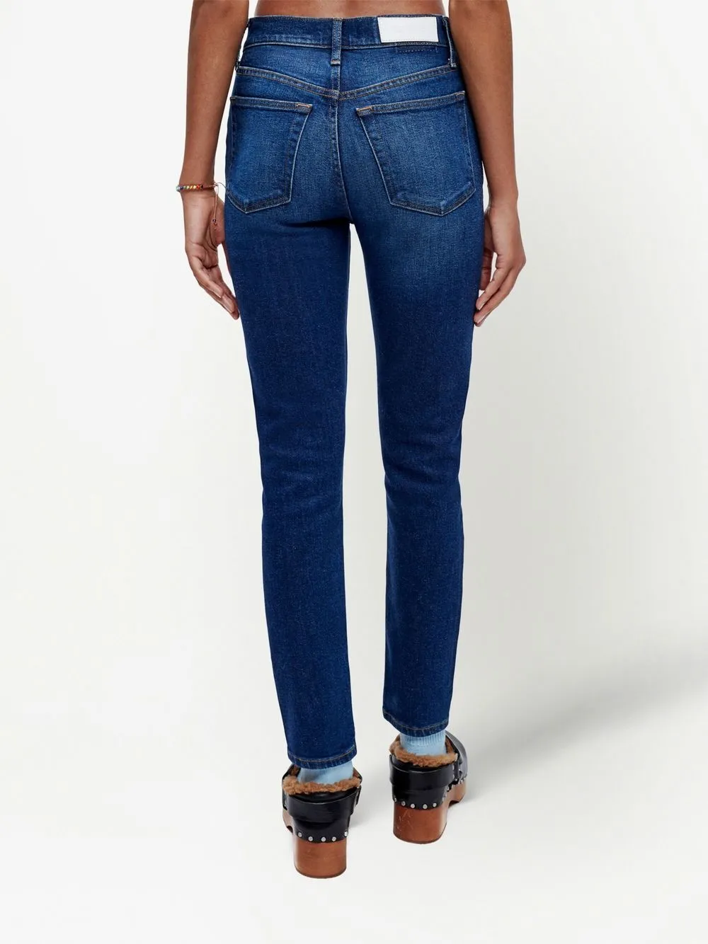 RE DONE High rise Ankle length Jeans Farfetch