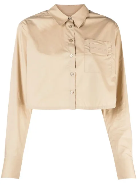 REMAIN organic cotton cropped shirt