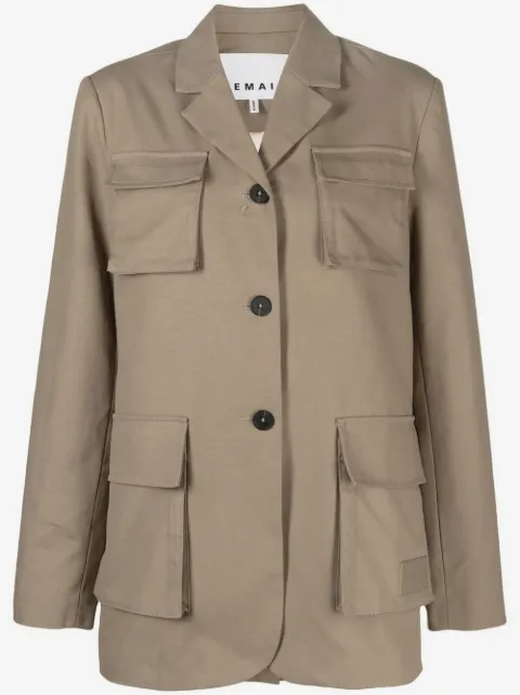 REMAIN single-breasted utility blazer