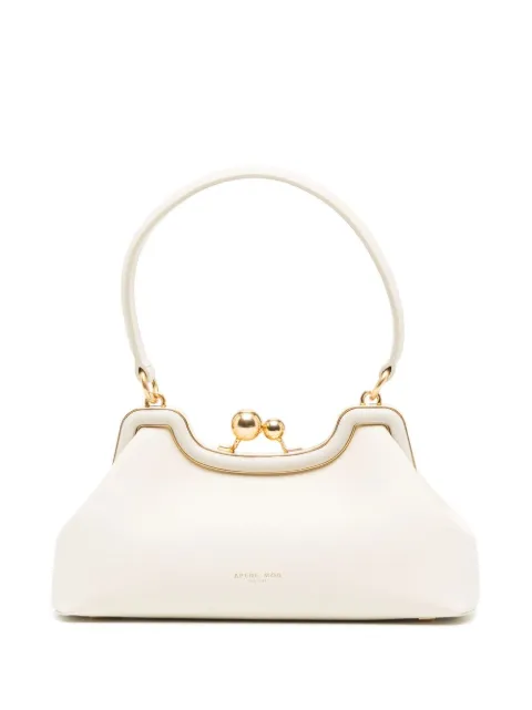 APEDE MOD logo-print leather handbag