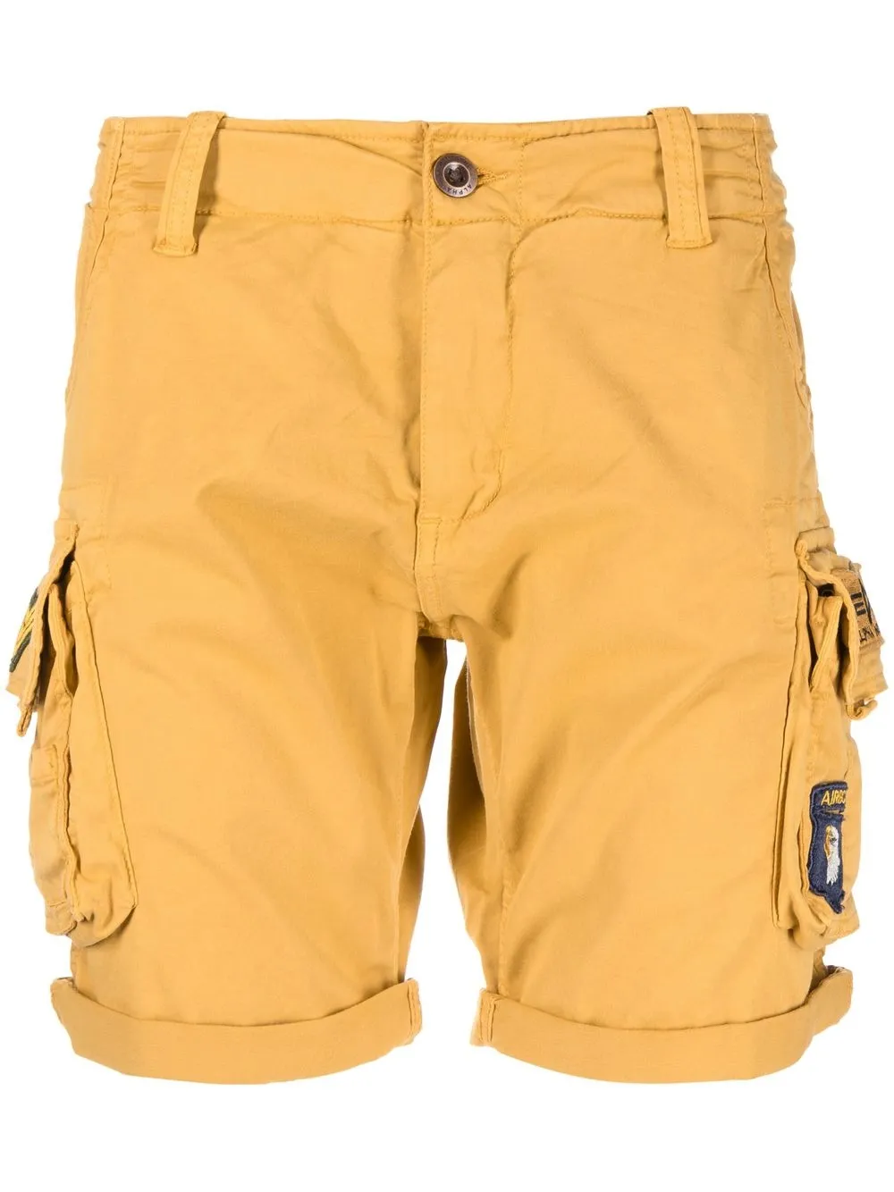 

Alpha Industries flap-pockets cotton cargo shorts - Yellow