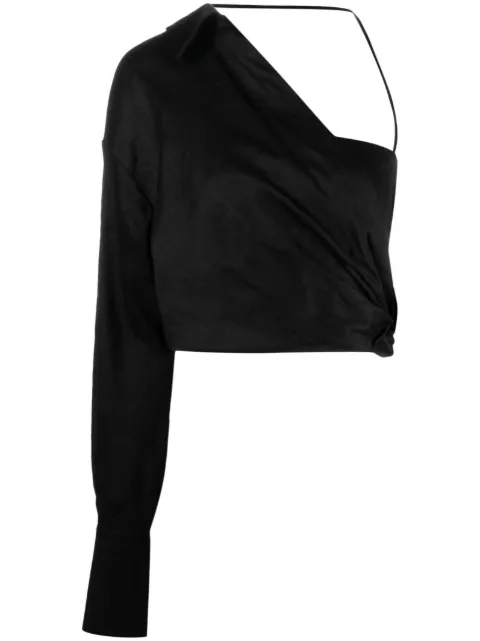 GAUGE81 Ganri one-sleeve shirt