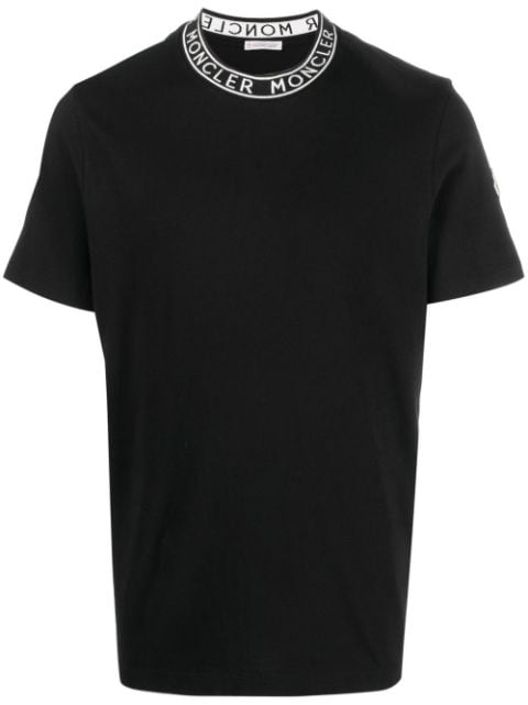 Moncler logo-collar short-sleeve T-shirt