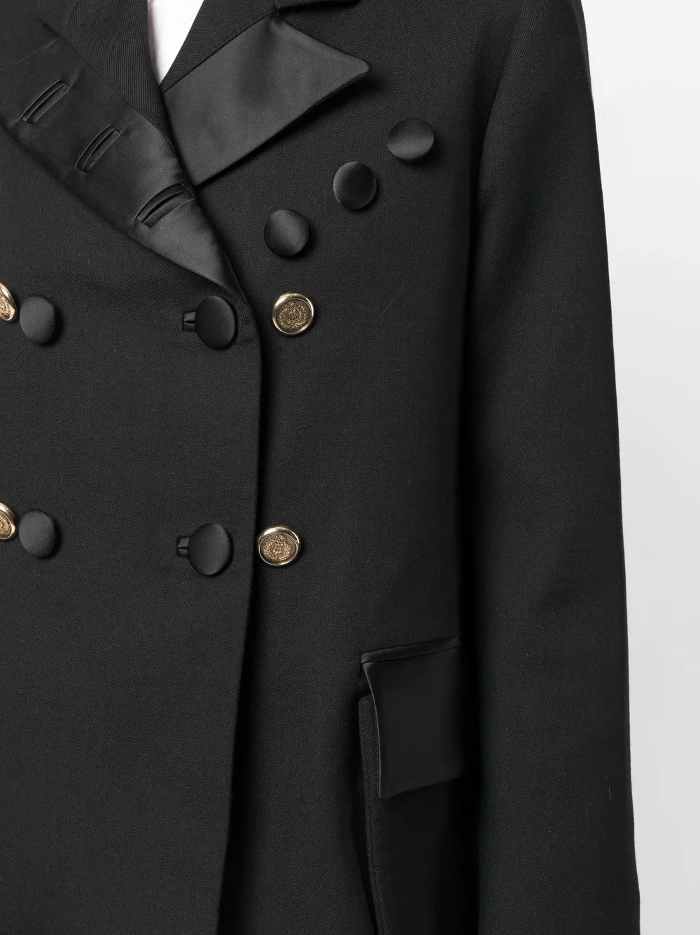 Dice Kayek doublebreasted Layered Coat Farfetch