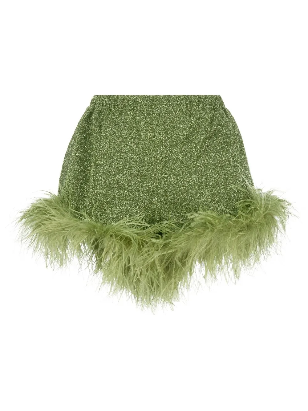 

Oséree Lumière Plumage mini shorts - Green