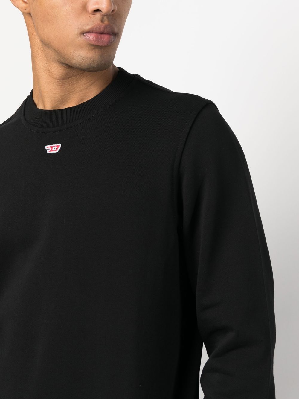 Diesel logo-patch detail sweatshirt Men