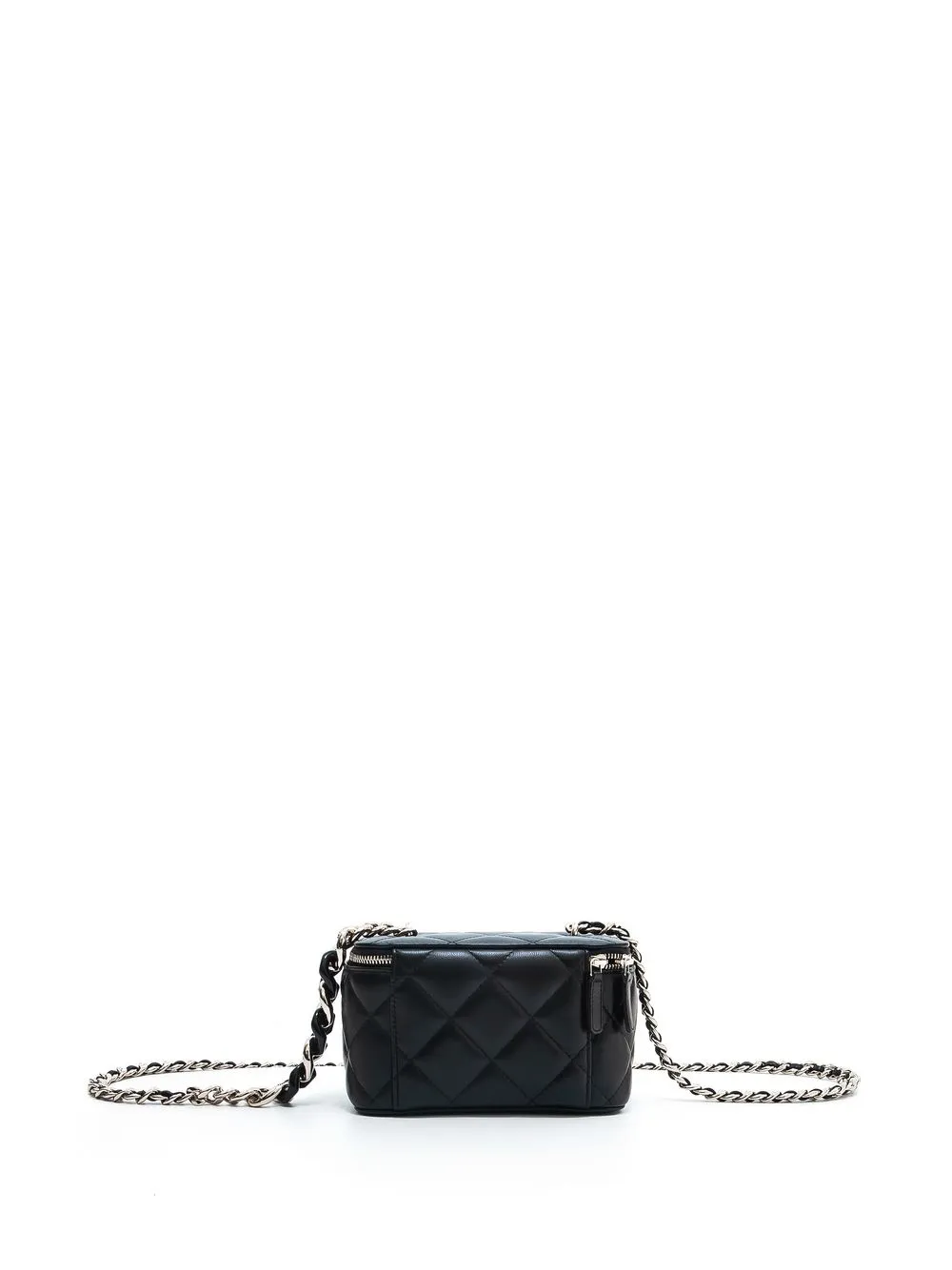 CHANEL Pre-Owned 2020 CC gewatteerde toilettas - Zwart