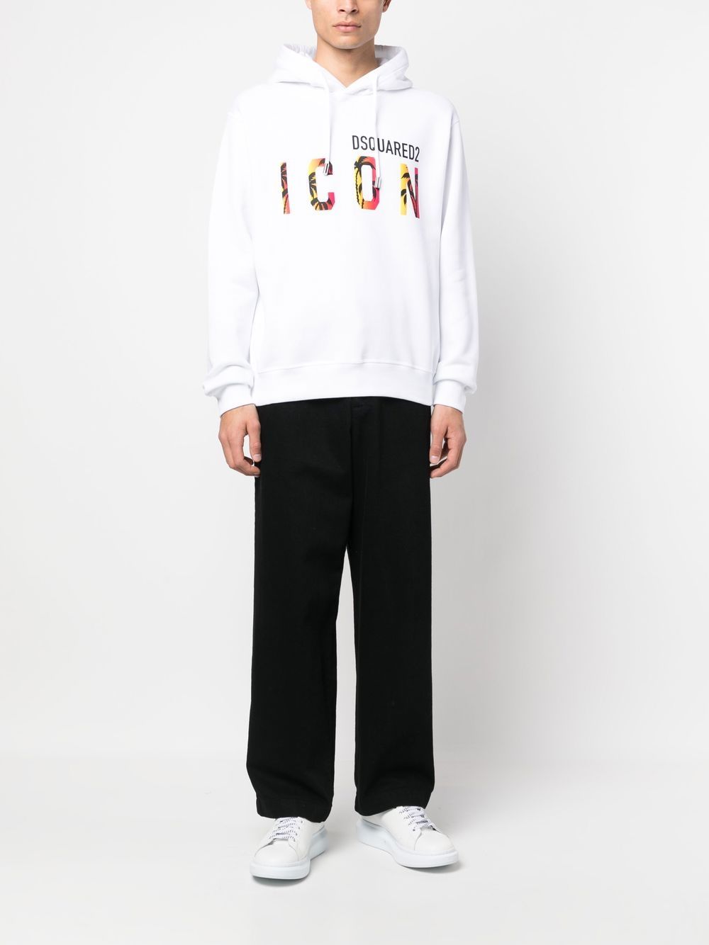 Dsquared2 Sweater met Icon-print - Wit