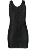 REMAIN sequin-detail transparent-effect top - Black