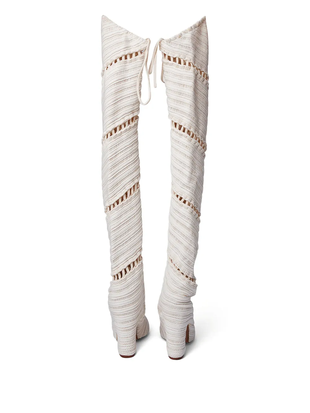 Isa Boulder Amend knee-length boots White