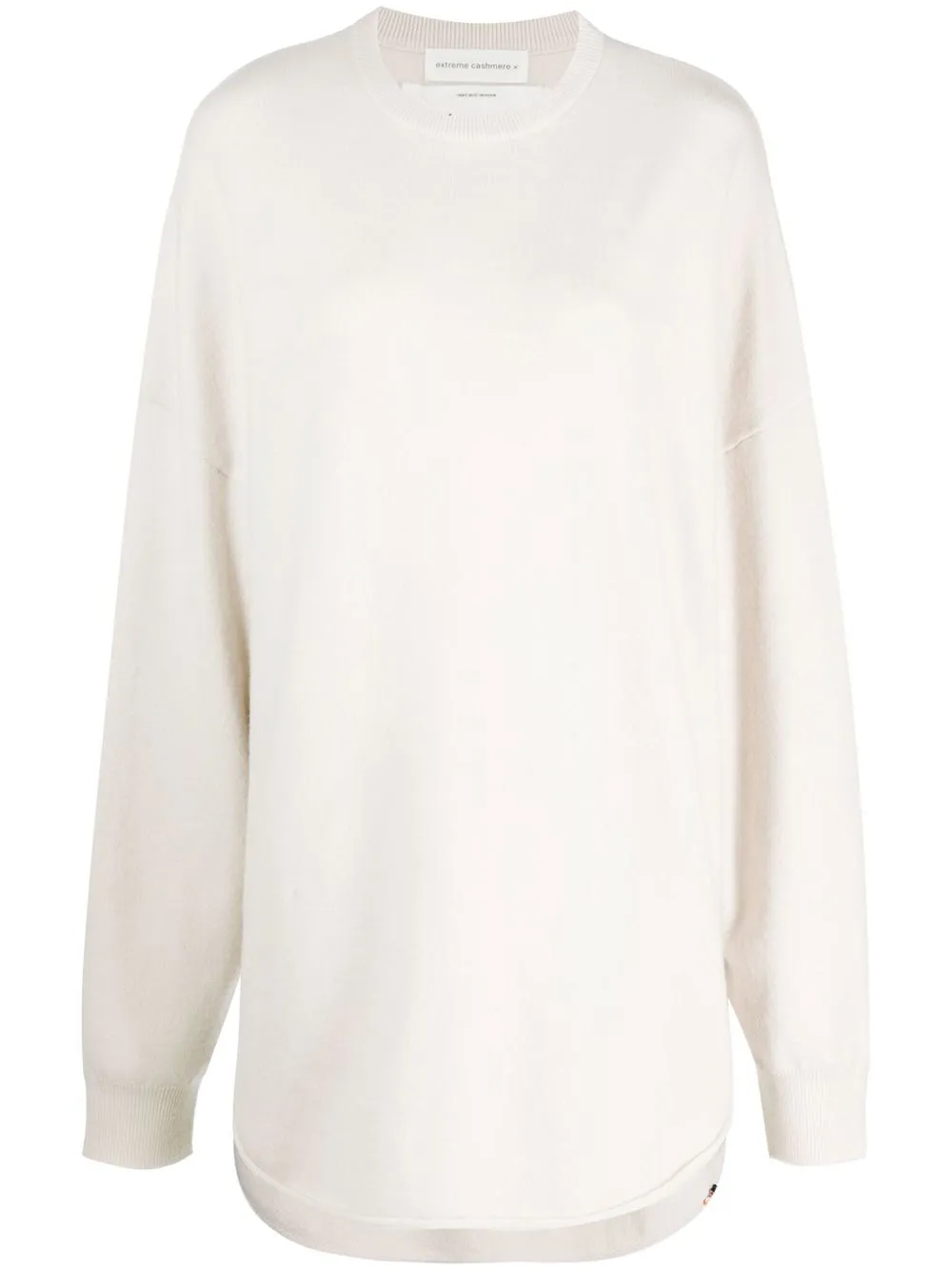

extreme cashmere round-neck long-sleeve jumper - Neutrals