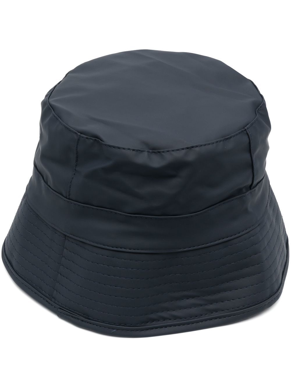 Rains Logo-tag Bucket Hat In Blue