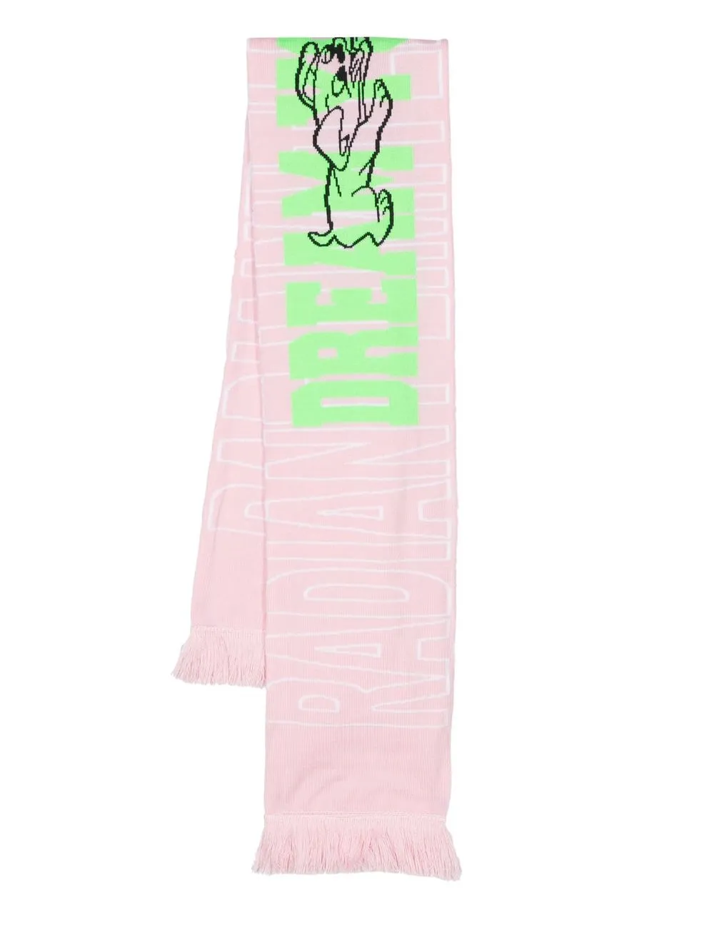 

Liberal Youth Ministry intarsia-knit scarf - Pink