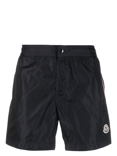 Moncler logo-patch swim shorts