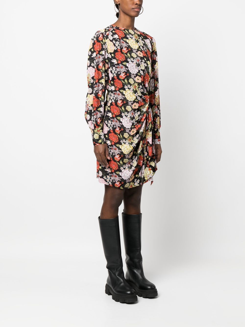 Semicouture asymmetric-draped Smock Dress - Farfetch