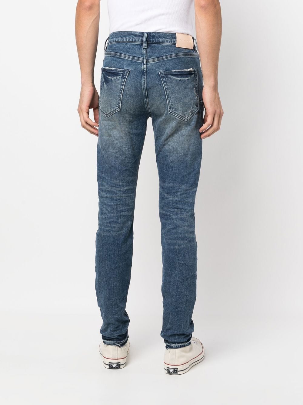 Buy PURPLE BRAND Low Rise Slim Jeans 'Western Blue' - P001 WBMD124
