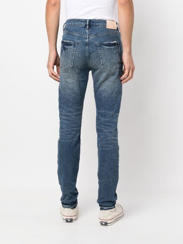 Purple Brand Jeans Mens Slim Fit Low Rise P001 $275 Size 34/32