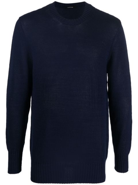 Tagliatore fine-knit cotton jumper Men