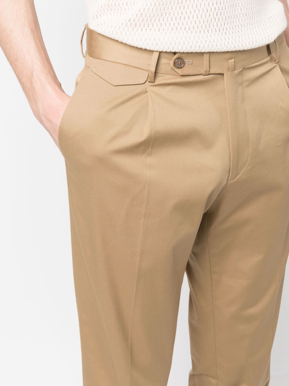 Shop Tagliatore Straight-leg Tailored Trousers In Neutrals