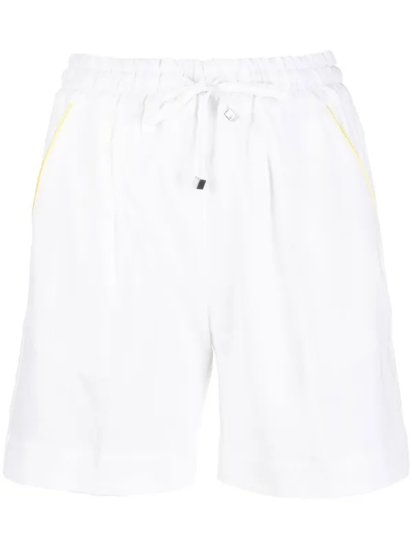 Kiton piped-trim Track Shorts - Farfetch