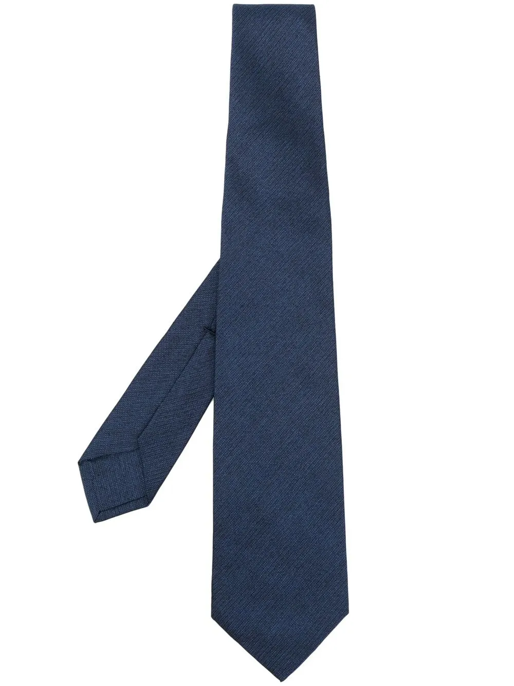 

Barba pointed tip silk tie - Blue