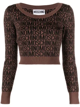 Moschino モノグラム プルオーバー - Farfetch