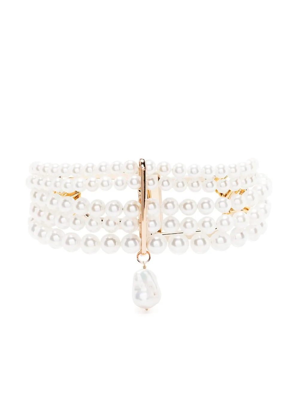 

Atu Body Couture multi-strand pearl necklace - White