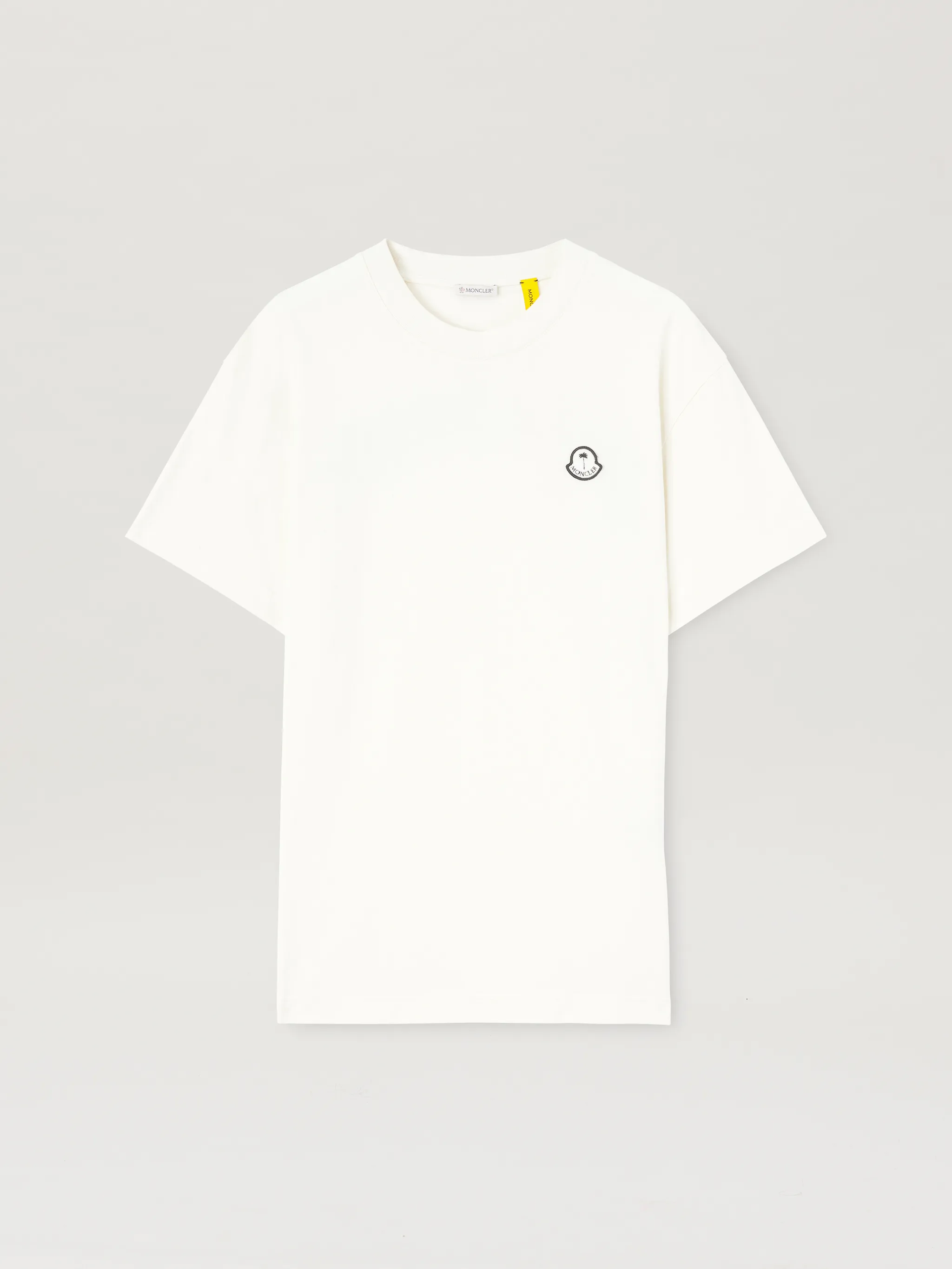 8 MONCLER PALM ANGELS T-SHIRT in white - Palm Angels® Official