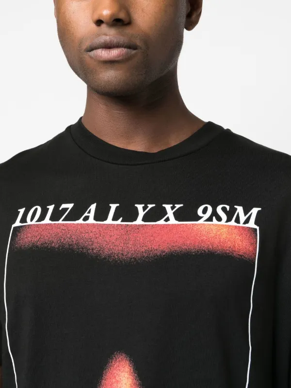 1017 ALYX 9SM Icon Face Graphic T-shirt - Farfetch