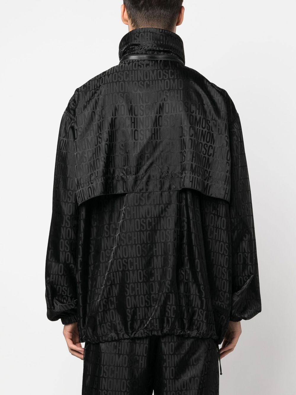 Moschino monogram-jacquard Hooded Jacket - Farfetch
