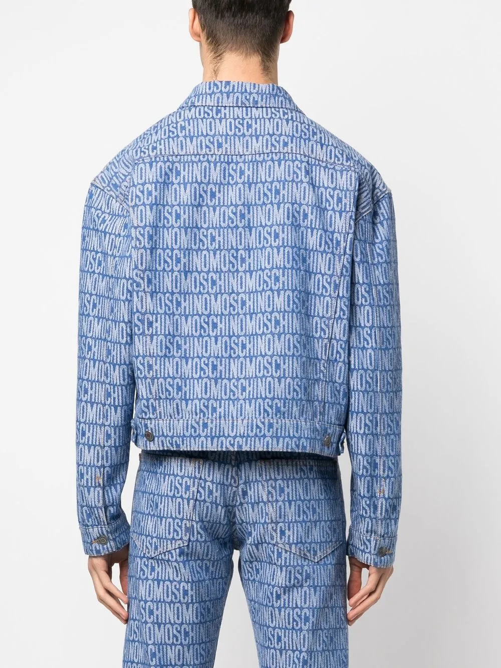 Moschino Cotton Denim Jacket Farfetch