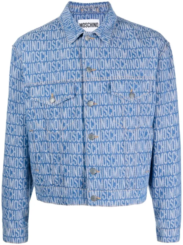 Moschino denim jacket mens discount