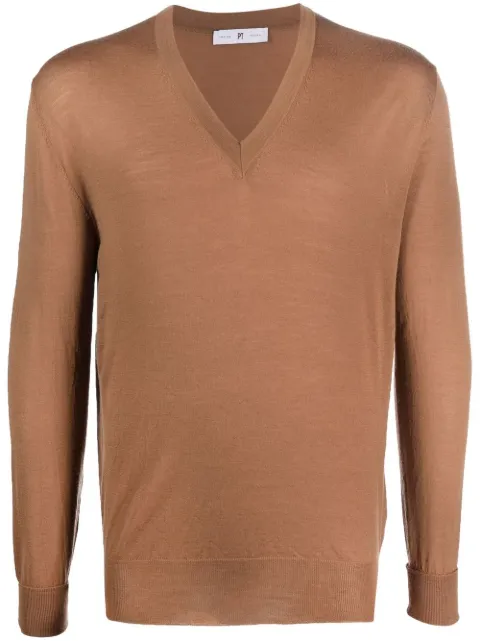 PT Torino V-neck knitted jumper
