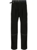 and Wander straight-leg trousers - Black