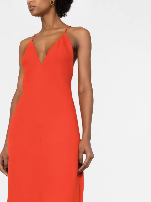 ワンピース Stella McCartney FW23 V-NECK DRESS (6K0426_S20761000) Women's Designer Dresses | Stella McCartney US